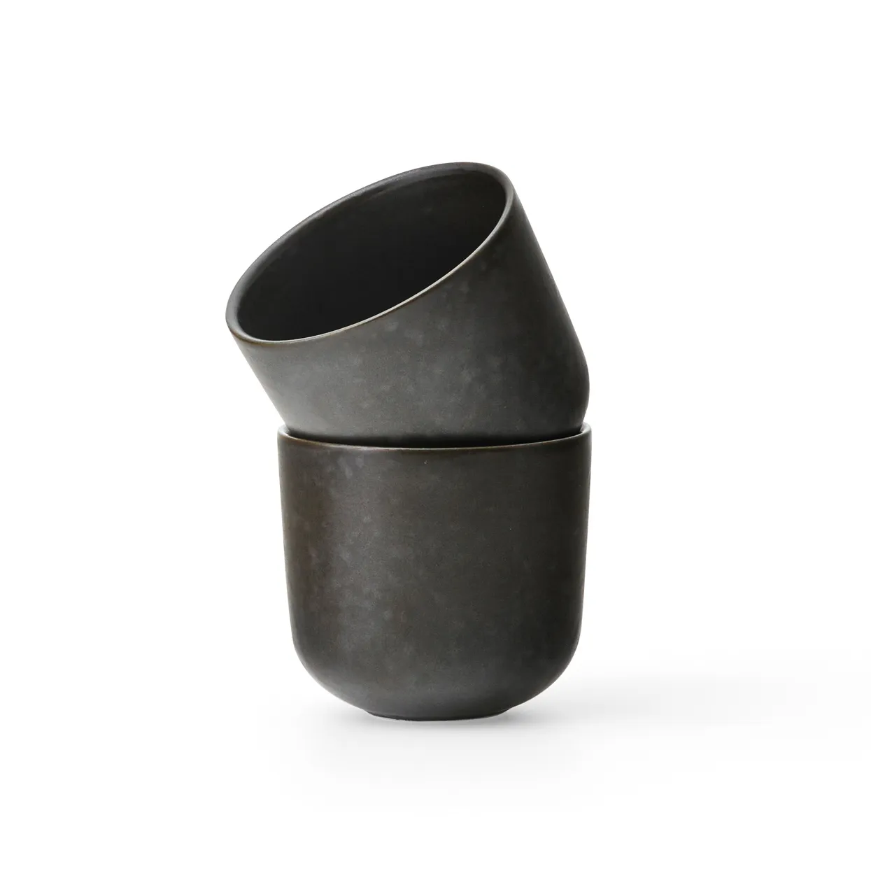 New Norm espressokopp 8,5 cl 2-pakning, Mørkglasert Audo Copenhagen