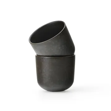 New Norm espressokopp 8,5 cl 2-pakning - Mørkglasert - Audo Copenhagen