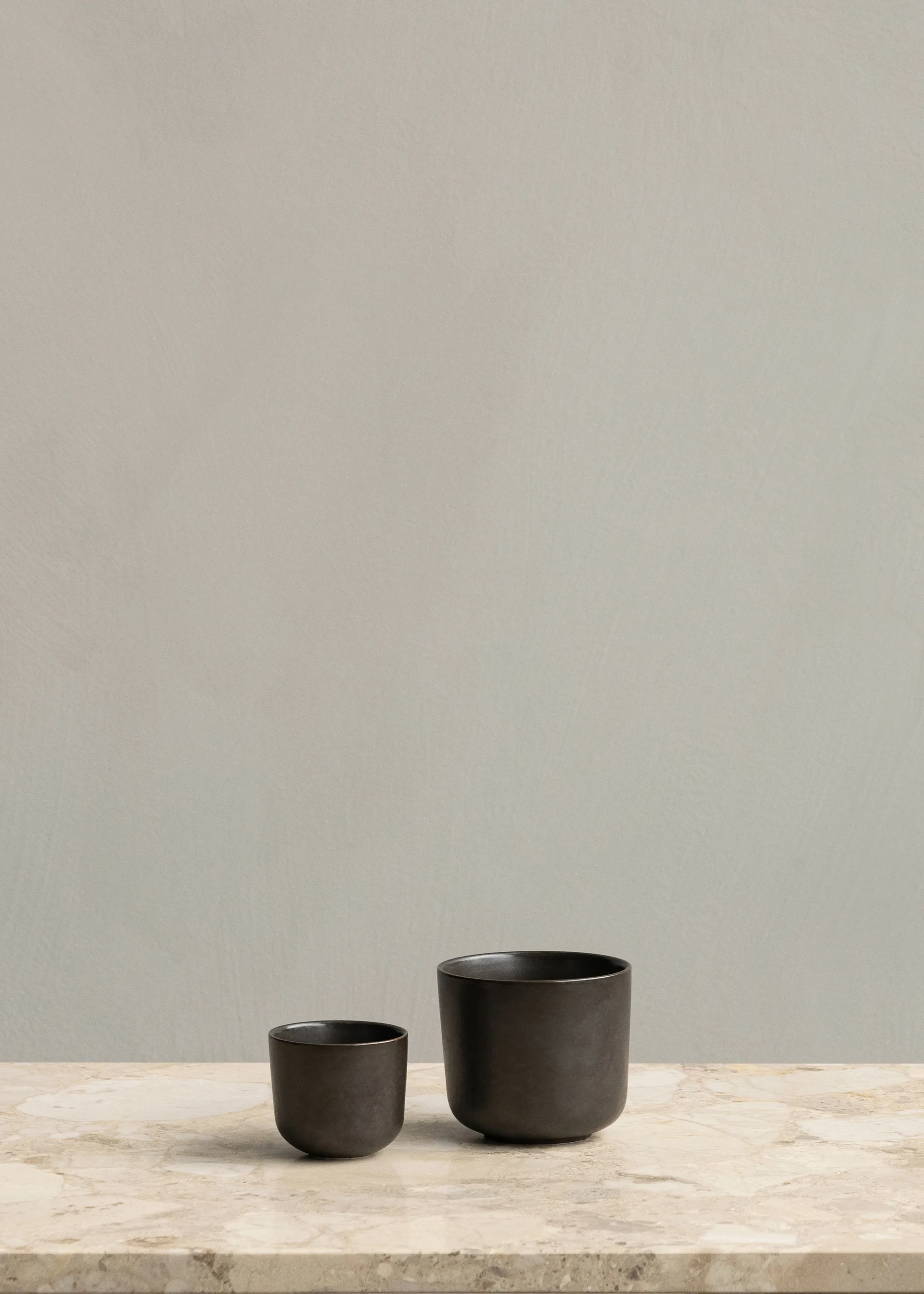 New Norm espressokopp 8,5 cl 2-pakning, Mørkglasert Audo Copenhagen