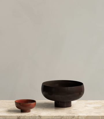 New Norm fruktskål Ø 25 cm - Mørkglasert - Audo Copenhagen