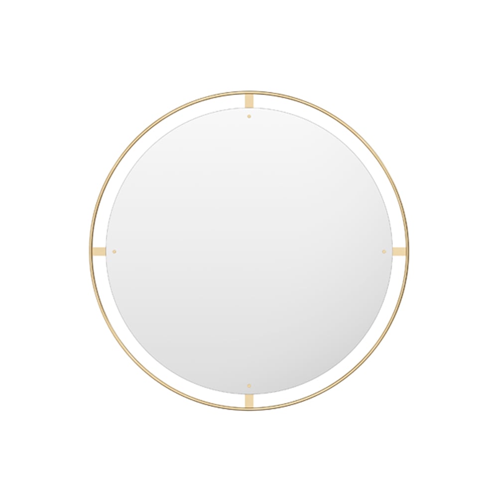 Bilde av Audo Copenhagen Nimbus speil polished brass ø 110