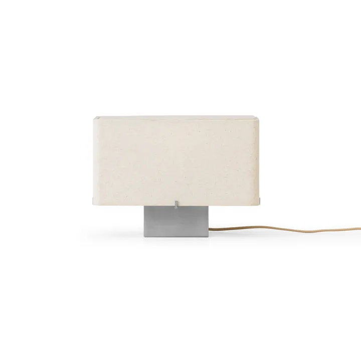 Nonna bordlampe 24 cm - Børstet aluminium-sand - Audo Copenhagen