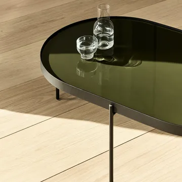 NoNo salongbord L 59,5x96,5 cm - Svart-mørkegrønn - Audo Copenhagen