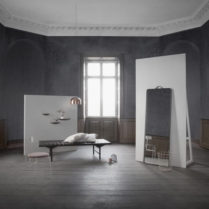 Norm gulvspeil - svart - Audo Copenhagen