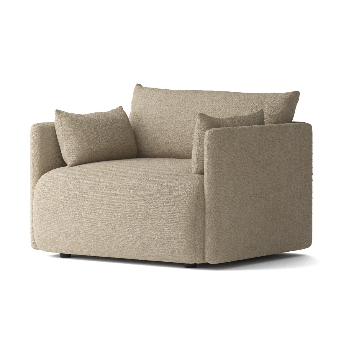 Audo Copenhagen Offset lenestol Audo Bouclé 02 Beige
