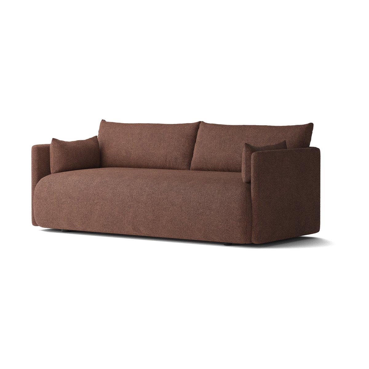 Audo Copenhagen Offset sofa 2-seters Audo Bouclé 08 Bordeaux