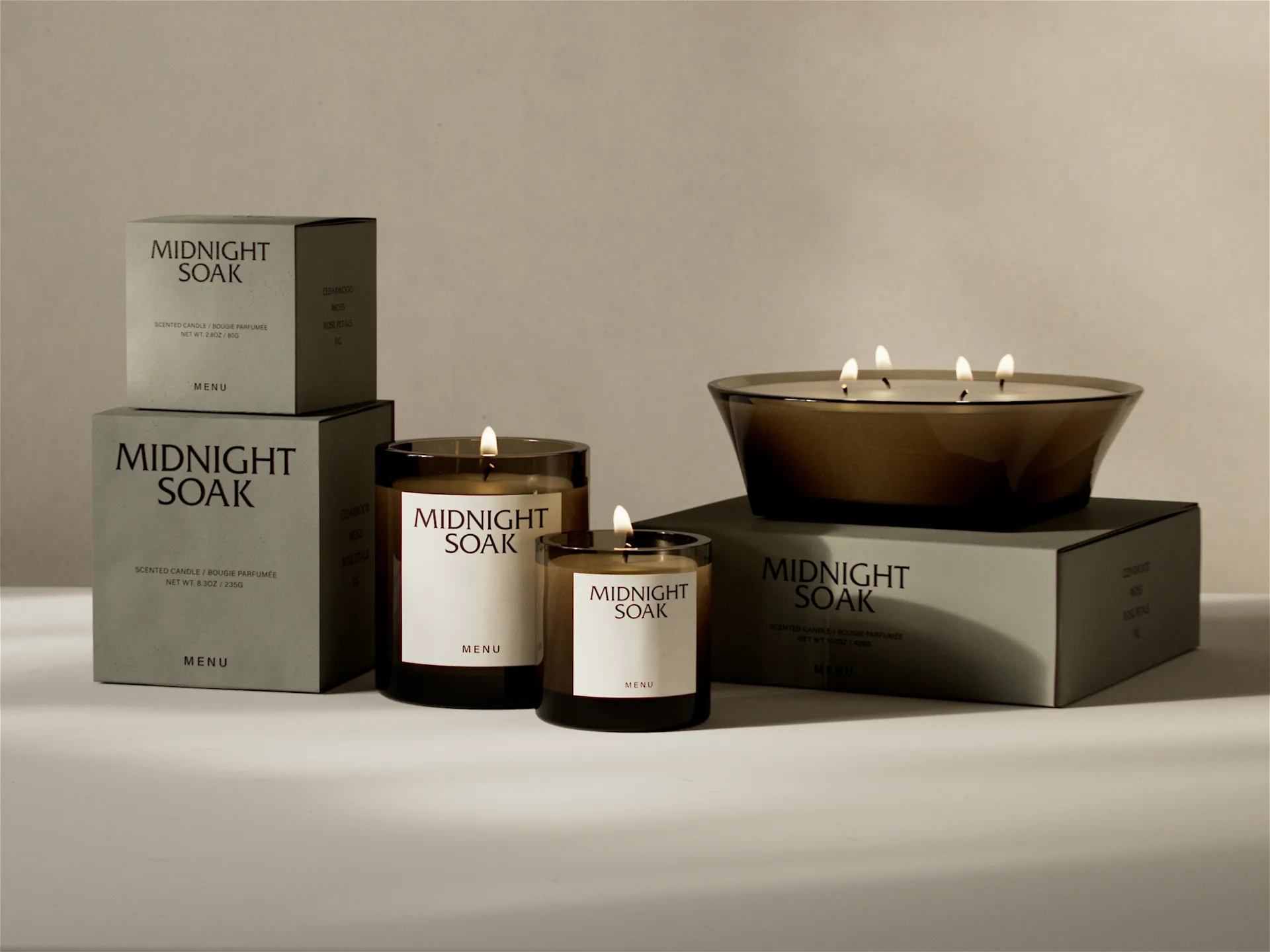 Olfacte duftlys Midnight Soak, 235 g Audo Copenhagen