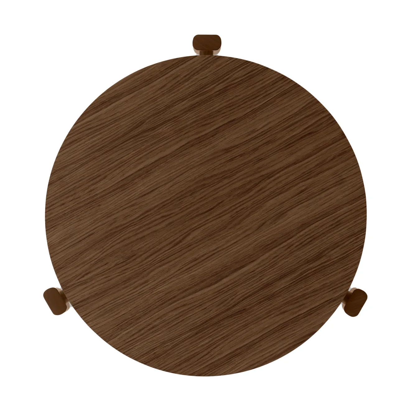 Passage sofabord, Mørkbeiset eik, Ø50 cm Audo Copenhagen