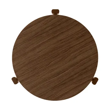 Passage sofabord - Mørkbeiset eik, Ø50 cm - Audo Copenhagen