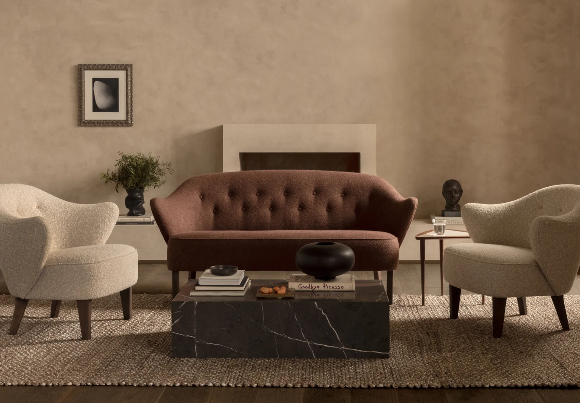 Plinth salongbord, grey, low Audo Copenhagen