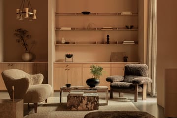 Plinth salongbord - multi, rose, low - Audo Copenhagen
