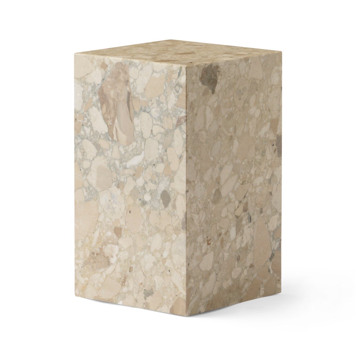 Bilde av Audo Copenhagen Plinth tall sidebord 30 x 30 x 51 cm Kunis Breccia