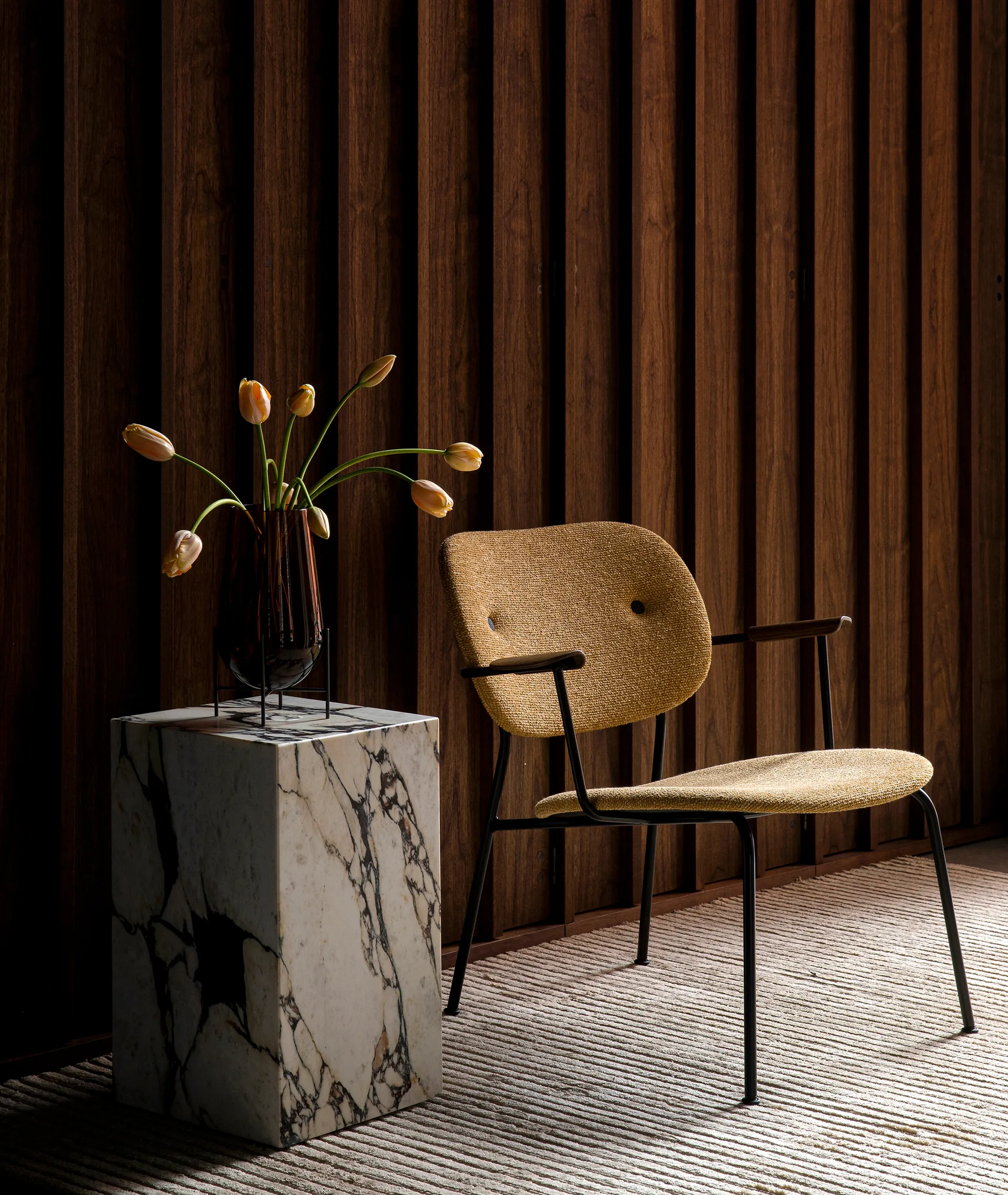 Plinth tall sidebord 30 x 30 x 51 cm, Multi rose Audo Copenhagen