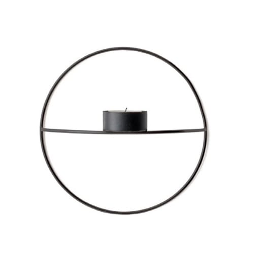 POV Circle small Telysholder - svart - Audo Copenhagen