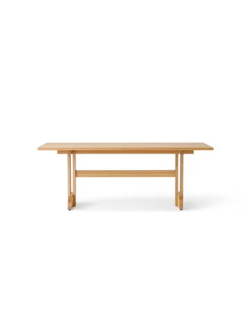 Puffin spisebord eik massiv natur - Naturlig eik, 200x95 cm - Audo Copenhagen