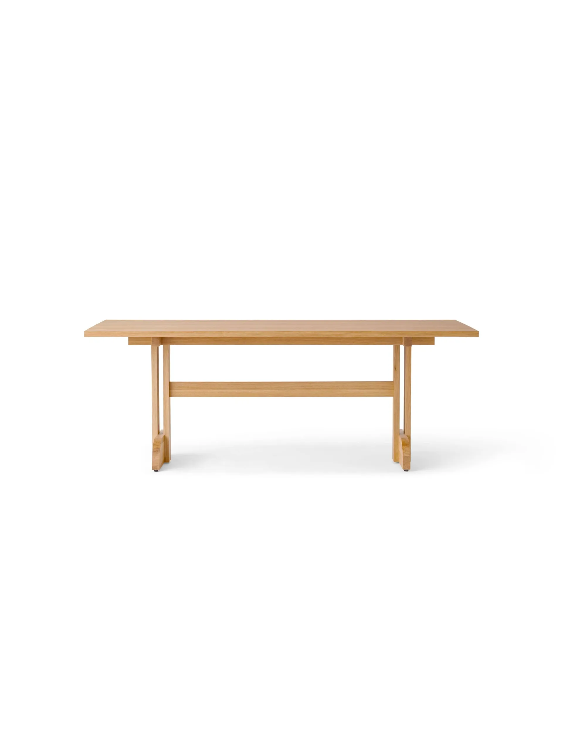 Puffin spisebord eikfiner Natural, Naturlig eikefiner, 200x95 cm Audo Copenhagen