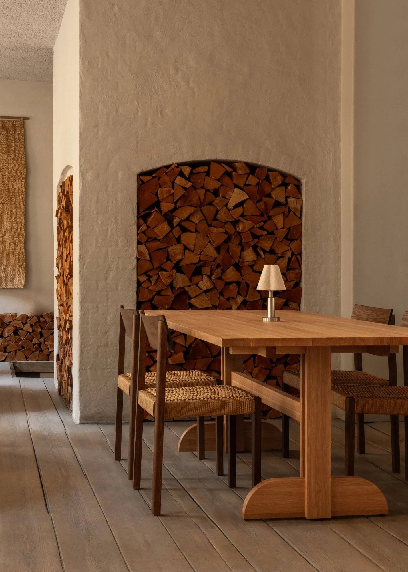 Puffin spisebord eikfiner Natural, Naturlig eikefiner, 200x95 cm Audo Copenhagen