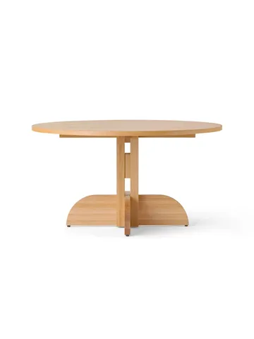 Puffin spisebord eikfiner Natural - Naturlig eikfiner, Ø140 cm - Audo Copenhagen