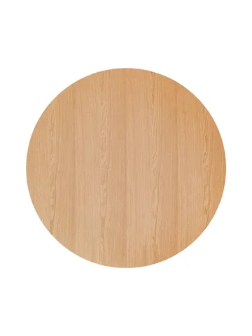 Puffin spisebord eikfiner Natural - Naturlig eikfiner, Ø140 cm - Audo Copenhagen