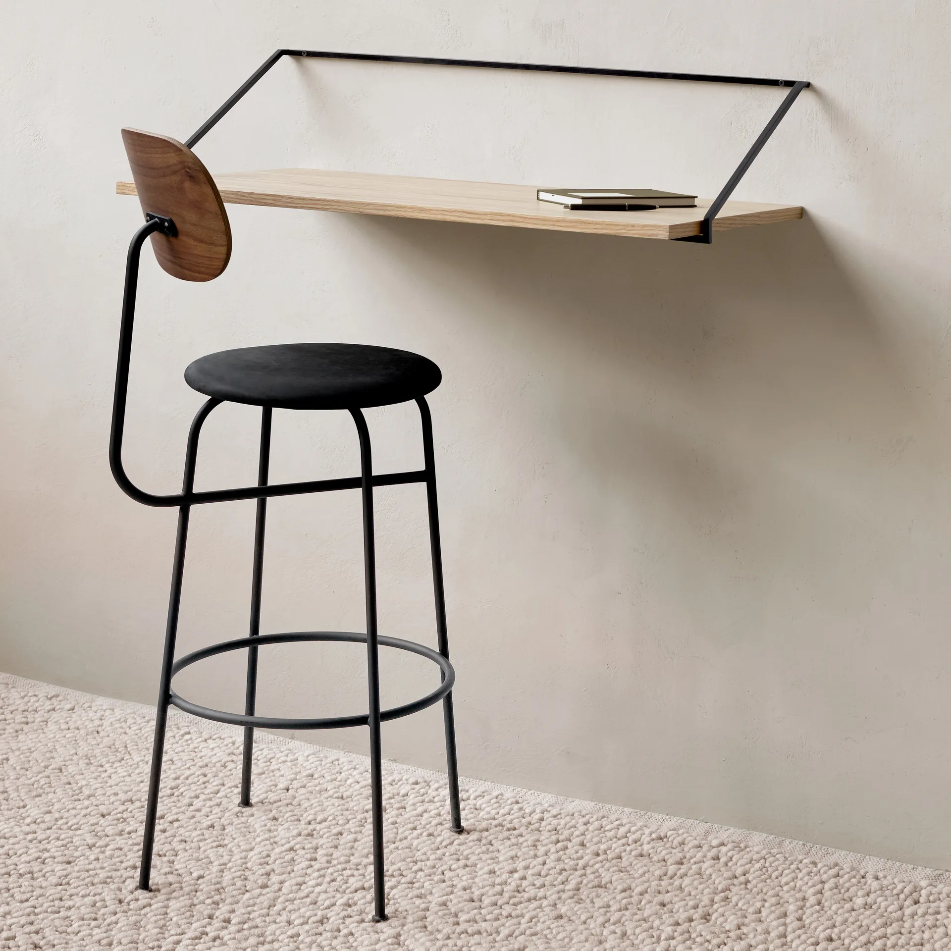 Rail skrivbord/hylle, Eik Audo Copenhagen