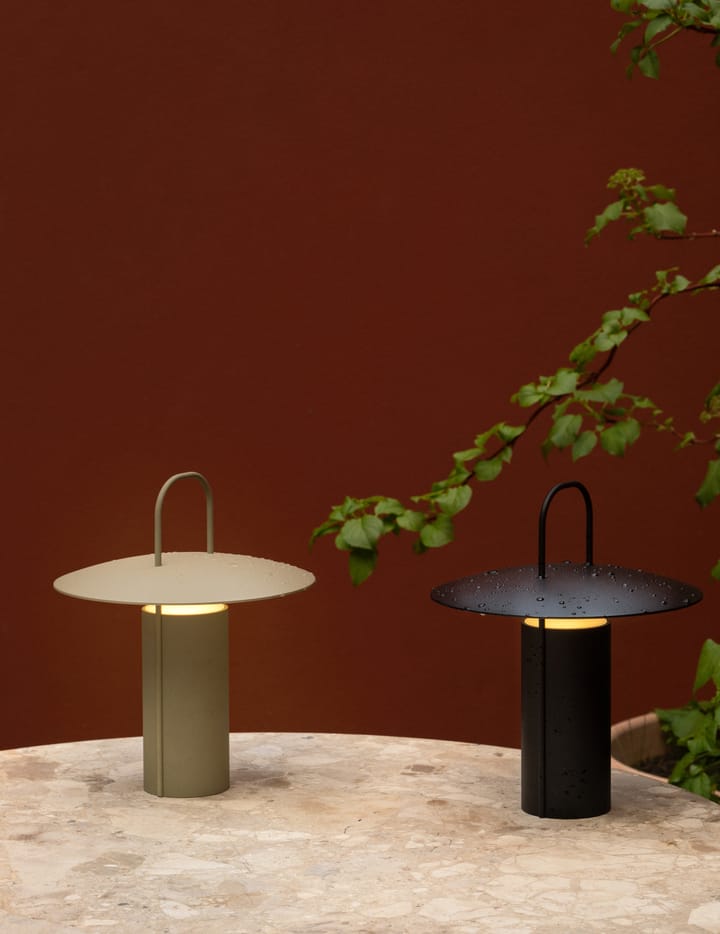 Ray bordlampe bærbar, Dusty Green Audo Copenhagen