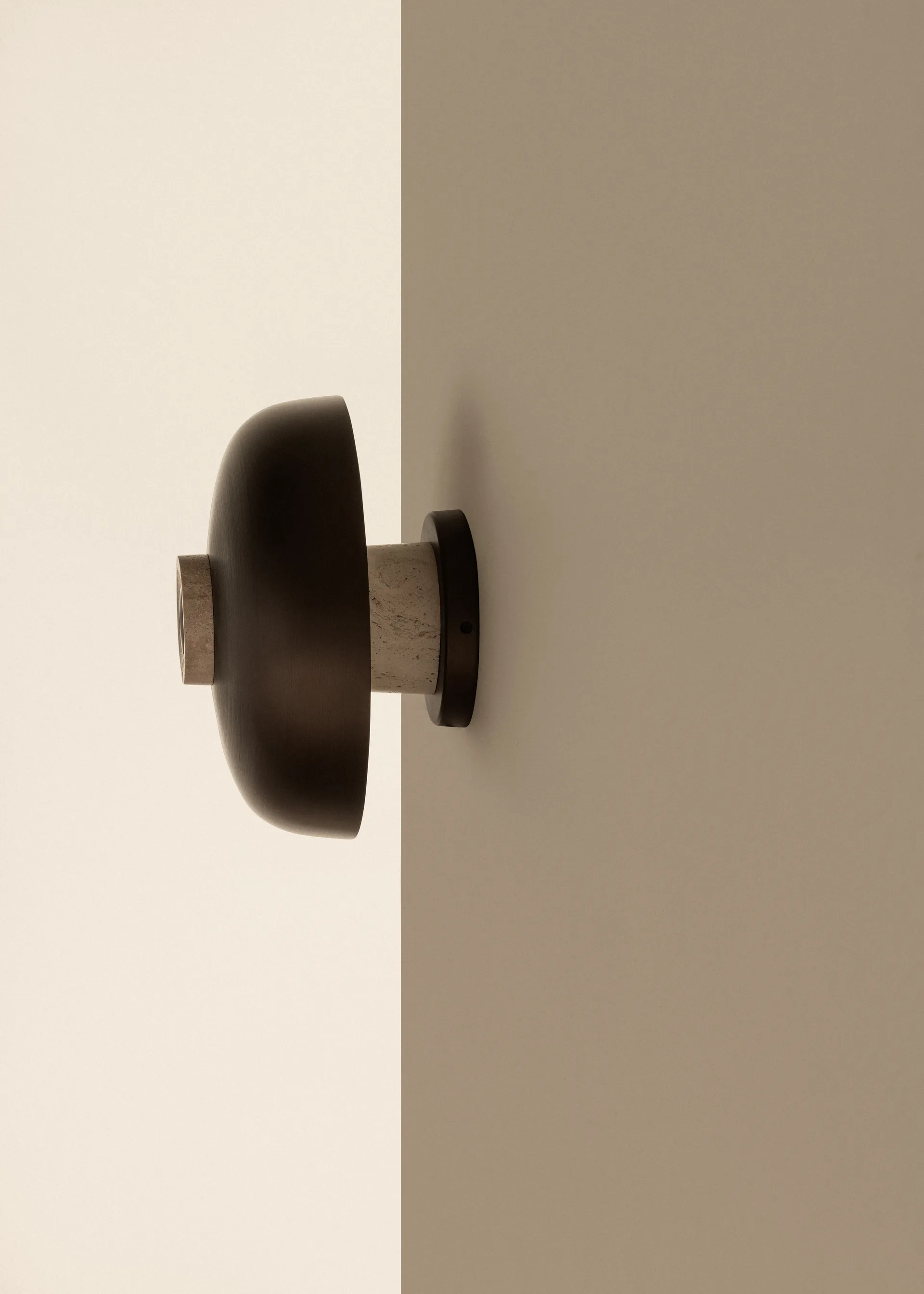 Reverse vegglampe fast installasjon, Bronzed aluminium Audo Copenhagen