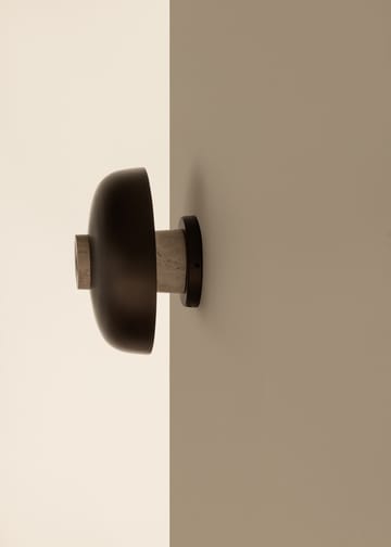 Reverse vegglampe fast installasjon - Bronzed aluminium - Audo Copenhagen