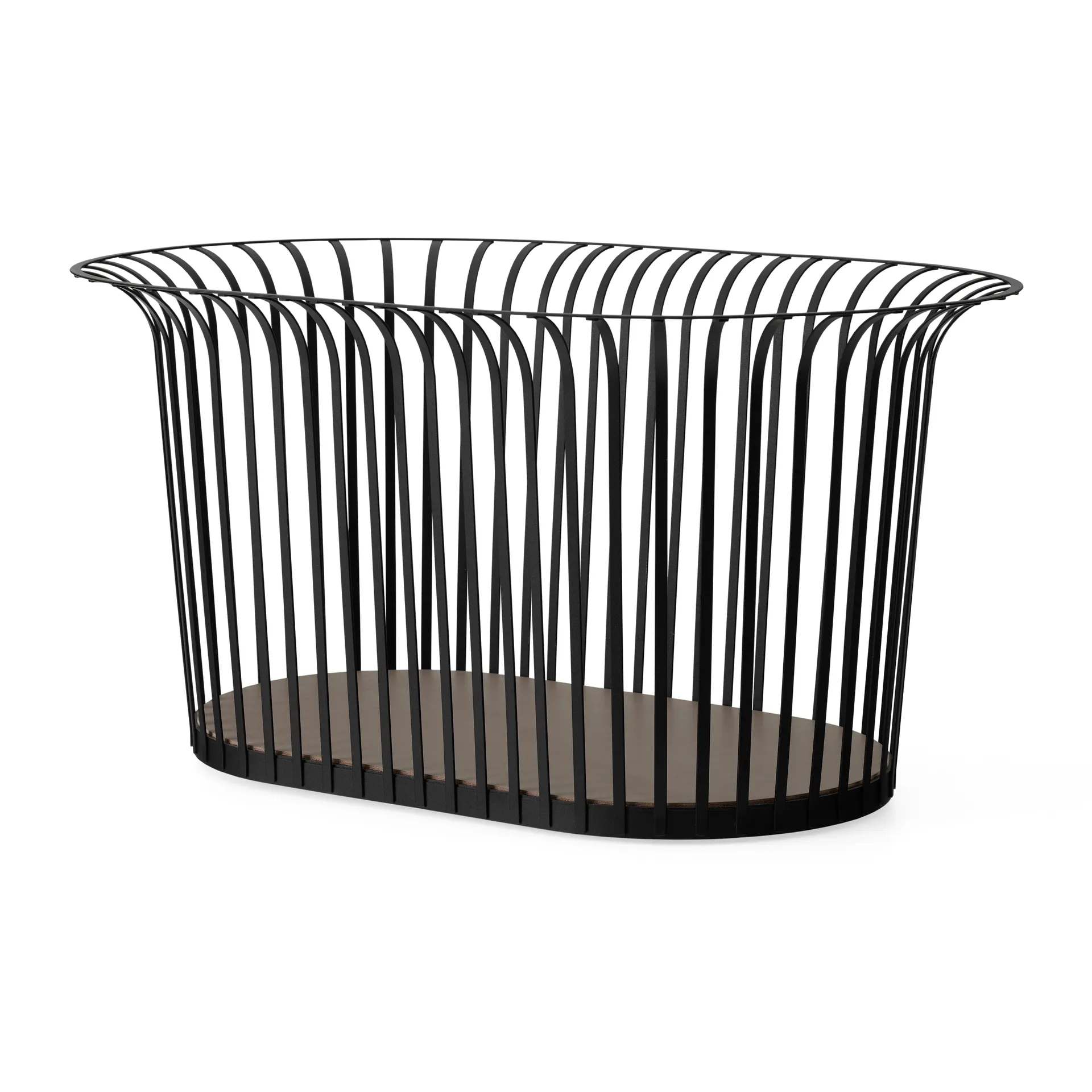 Ribbon kurv, Svart Audo Copenhagen