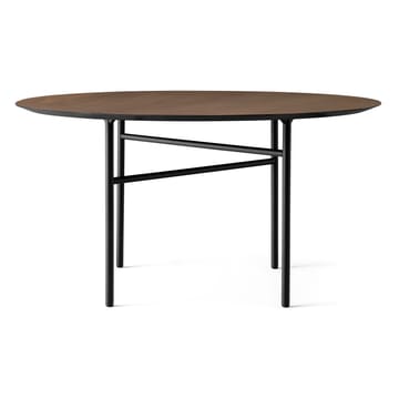 Snaregade bord rundt - Svart-mørkbeiset eik, Ø138 cm - Audo Copenhagen