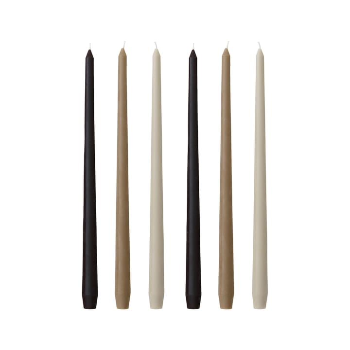 Spire lys 38 cm 6-pakning - Ivory - Audo Copenhagen