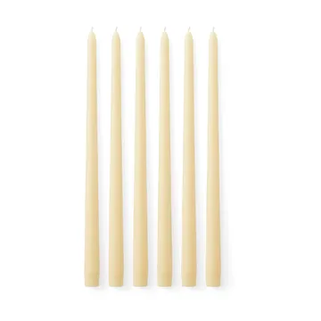 Spire lys 38 cm 6-pakning - Ivory - Audo Copenhagen