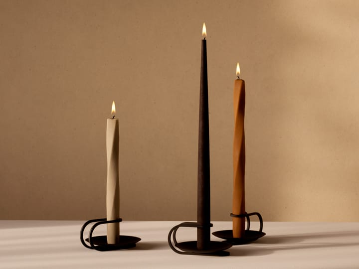 Spire lys 38 cm 6-pakning, Ivory Audo Copenhagen