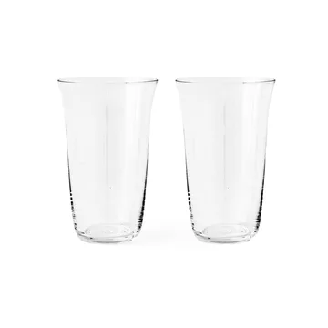 Strandgade drikkeglass 13,7 cm 2-pakning - Klar - Audo Copenhagen