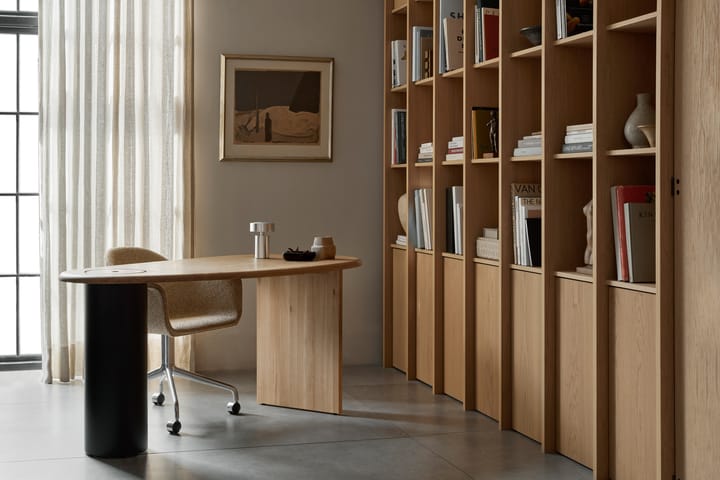 The Eclipse Eesk skrivebord, Natural Oak Audo Copenhagen