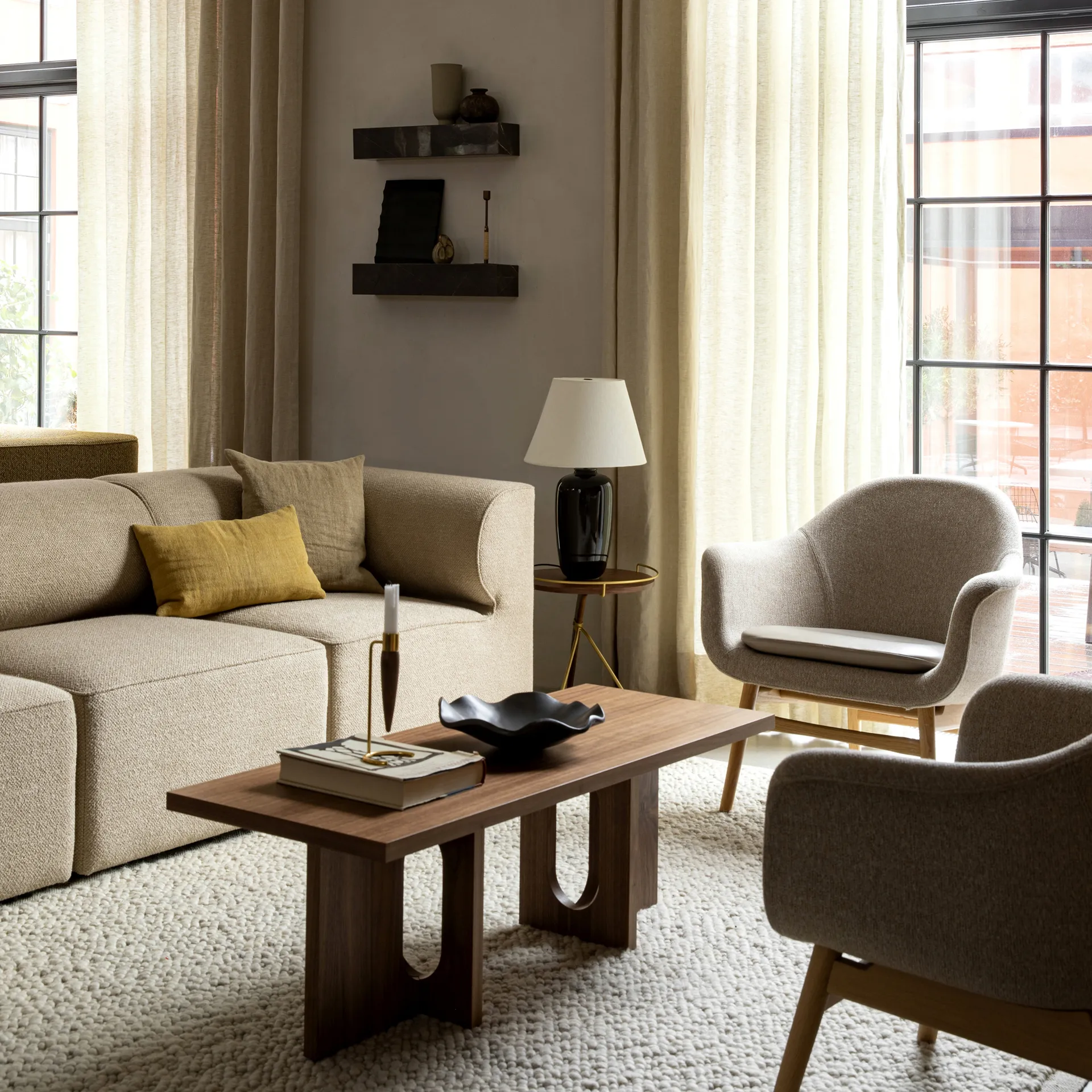 Torso bordlampe 57 cm, Svart Audo Copenhagen