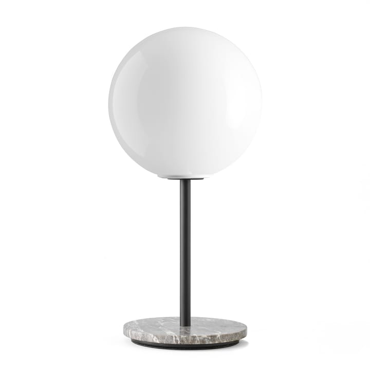 TR bordlampe grå marmor DtW - Blankt opalglass - Audo Copenhagen