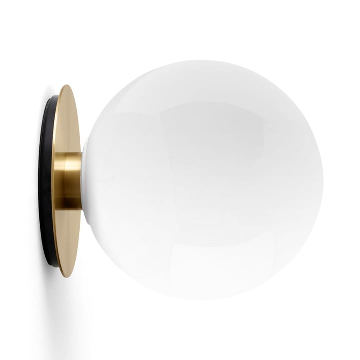TR bord/vegglampe messing, Blankt opalglass Audo Copenhagen