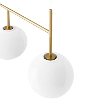 TR rail taklampe messing DtW - Blankt opalglass - Audo Copenhagen