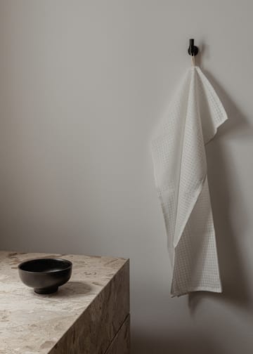 Troides kjøkkenhåndkle 40 x 67 cm 2-pakning - Burnt sienna-white - Audo Copenhagen