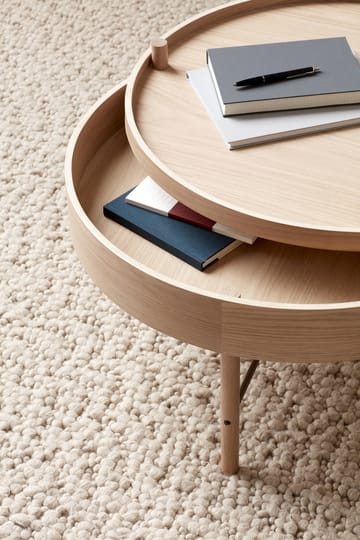 Turning table - naturlik eik-krom - Audo Copenhagen