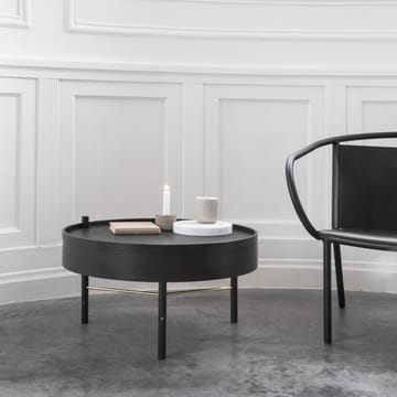 Turning table - svartbeiset ask-messing - Audo Copenhagen