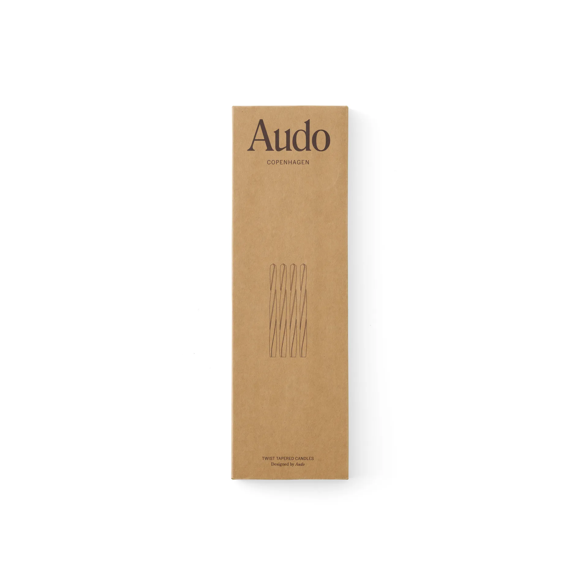 Twist lys 30 cm 4-pakning, Ivory Audo Copenhagen