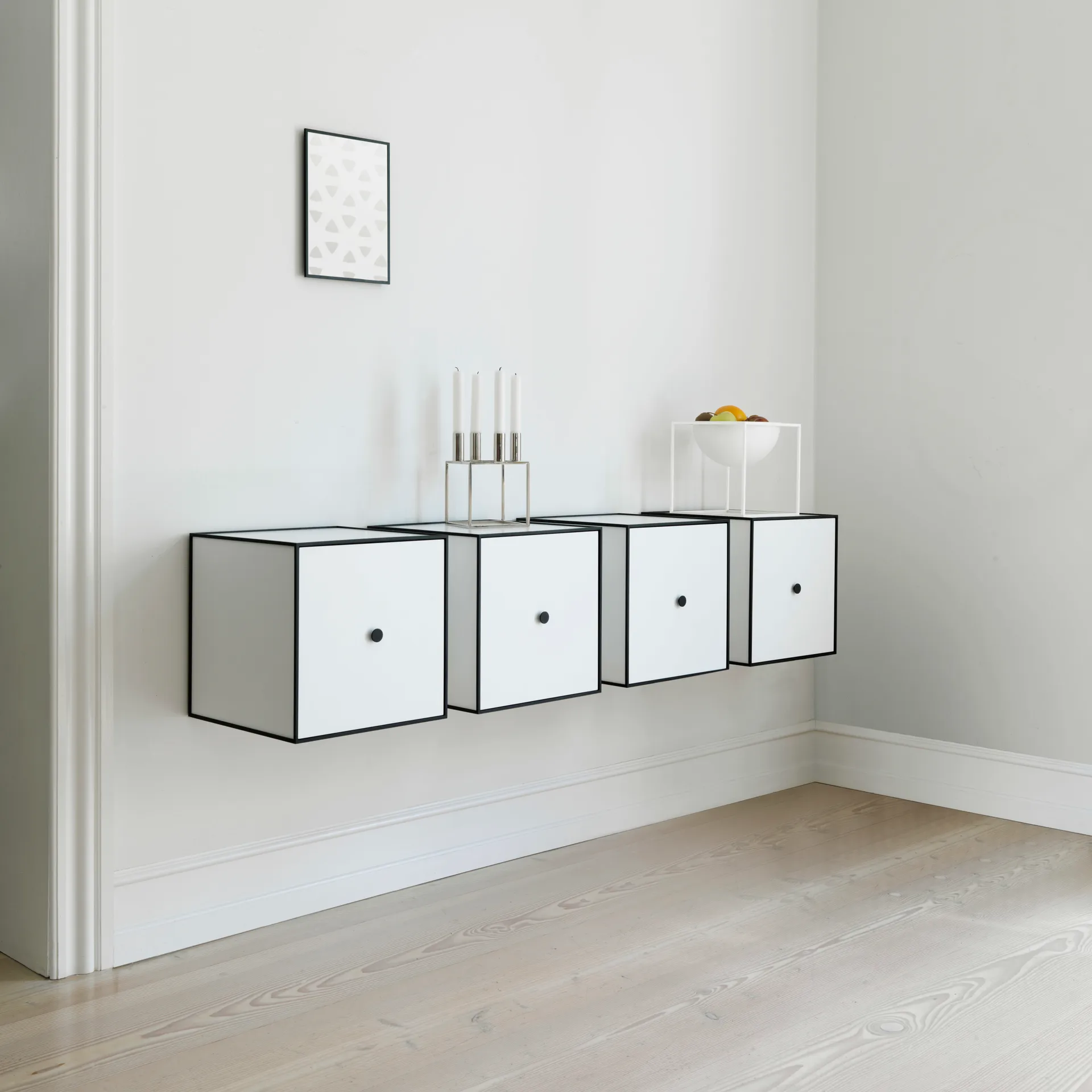 View speil 30x30 cm, svart Audo Copenhagen