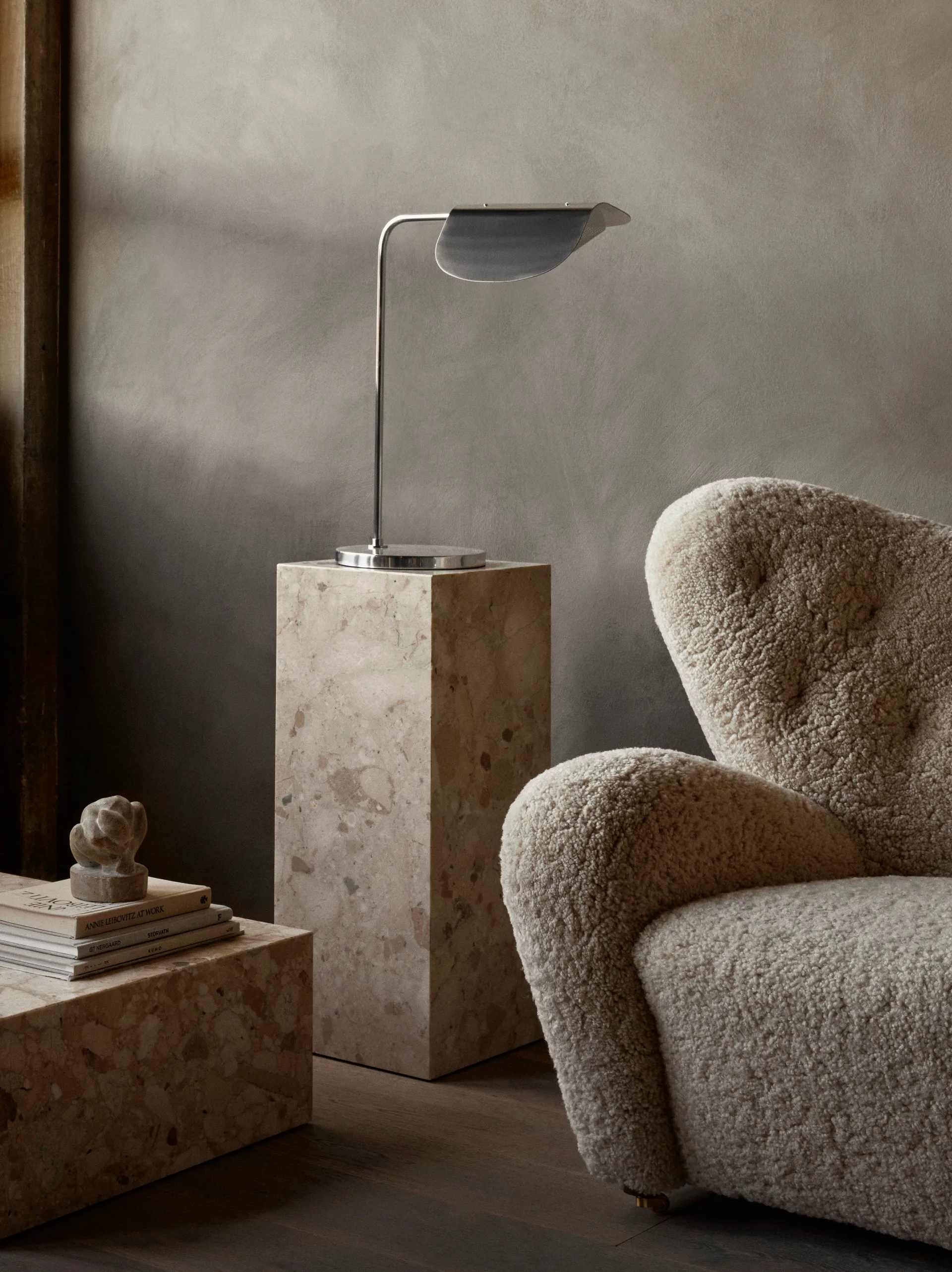 Wing bordlampe 56 cm, Aluminium  Audo Copenhagen