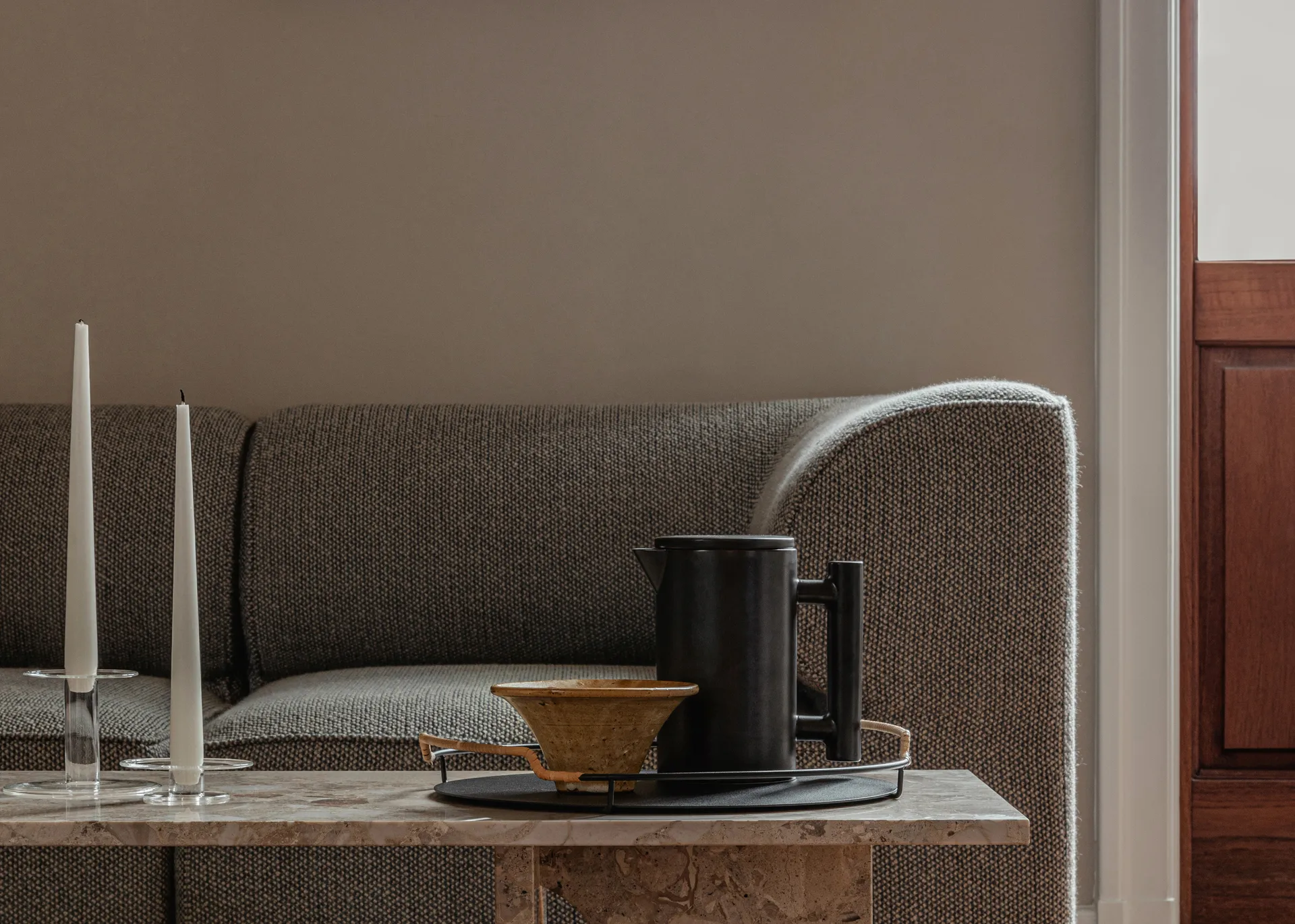 Yana kaffekanne 1 liter, Dark glazed Audo Copenhagen