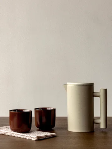 Yana kaffekanne 1 liter - Grey glazed - Audo Copenhagen