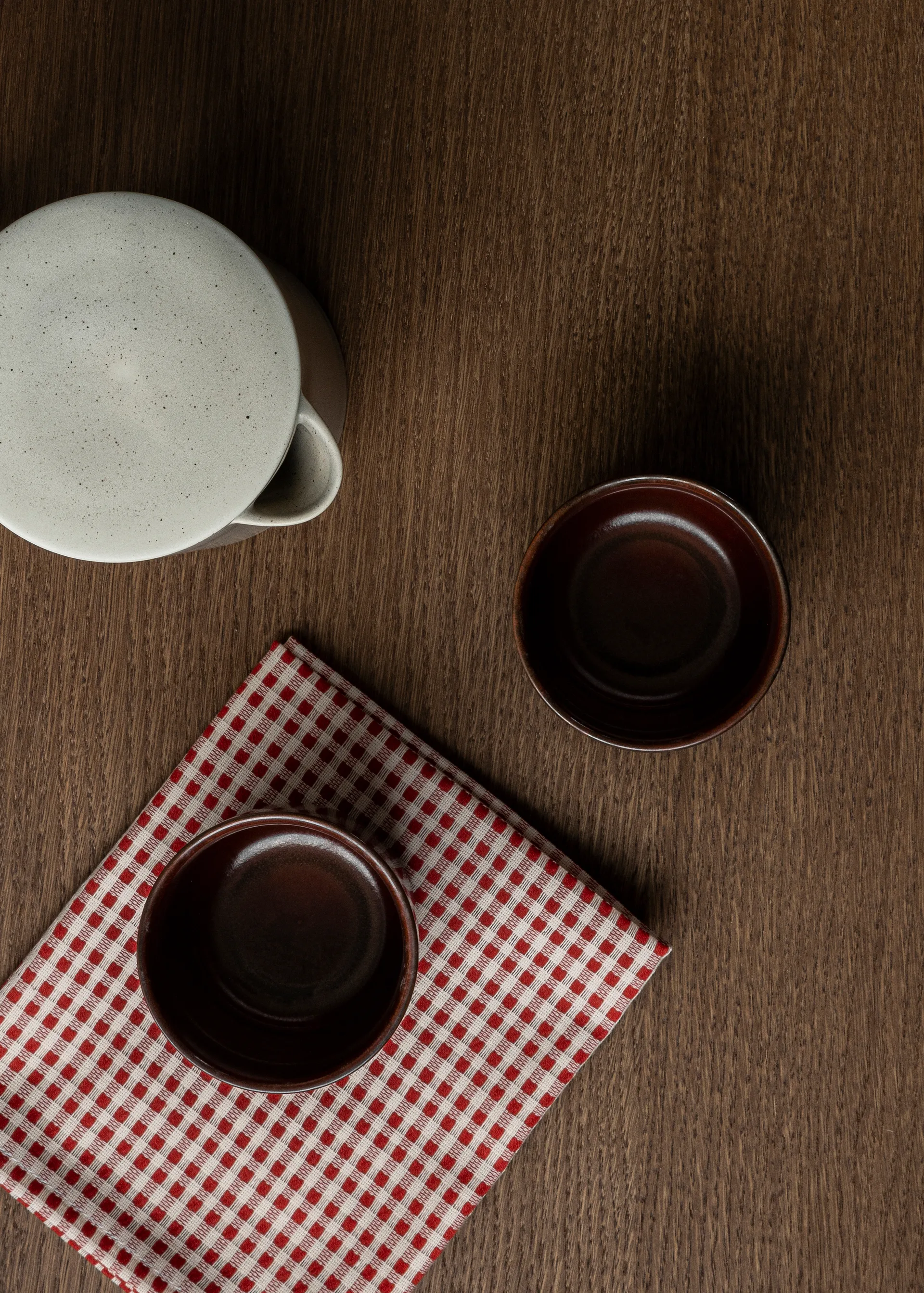 Yana kaffekanne 1 liter, Grey glazed Audo Copenhagen