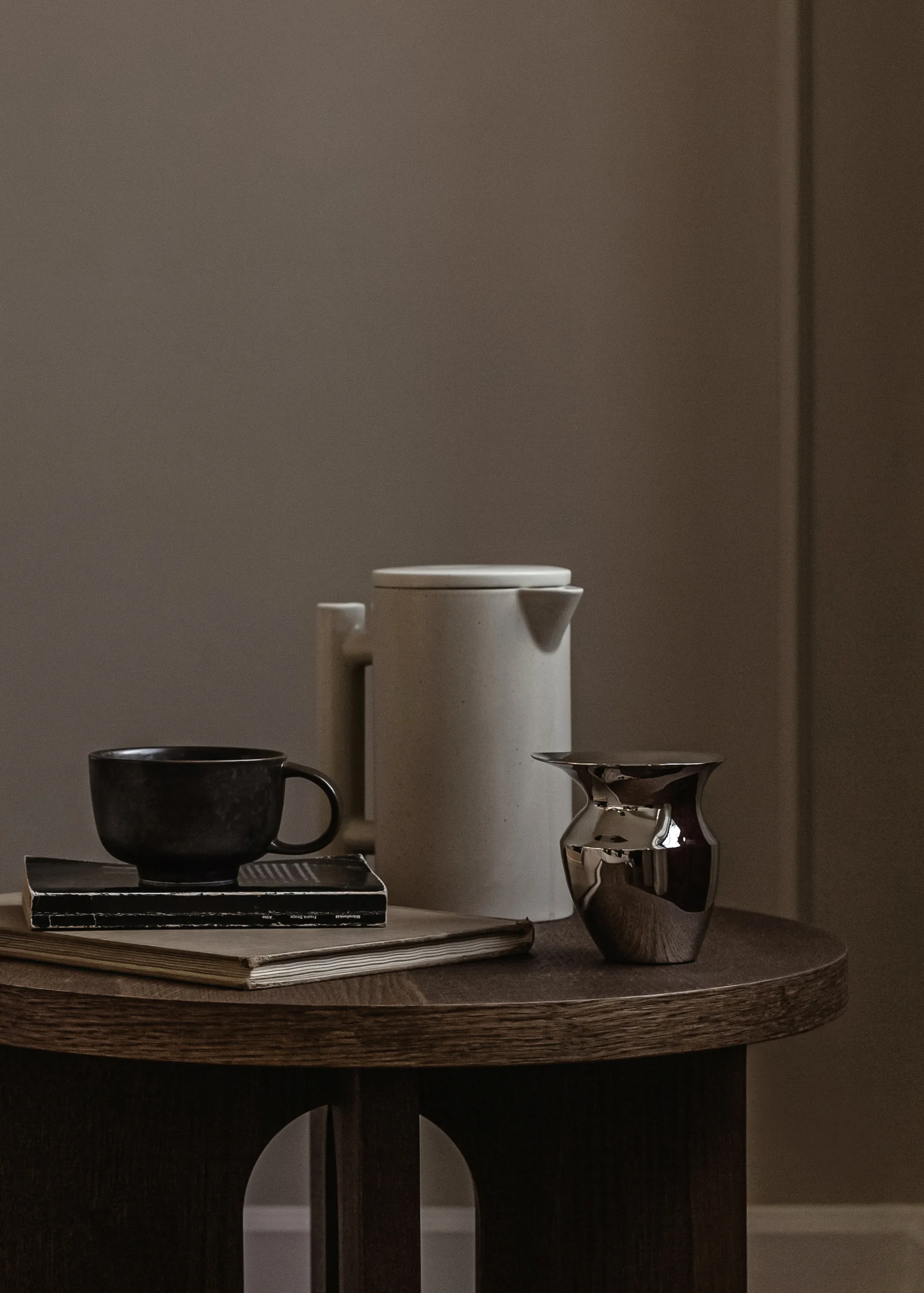 Yana kaffekanne 1 liter, Grey glazed Audo Copenhagen