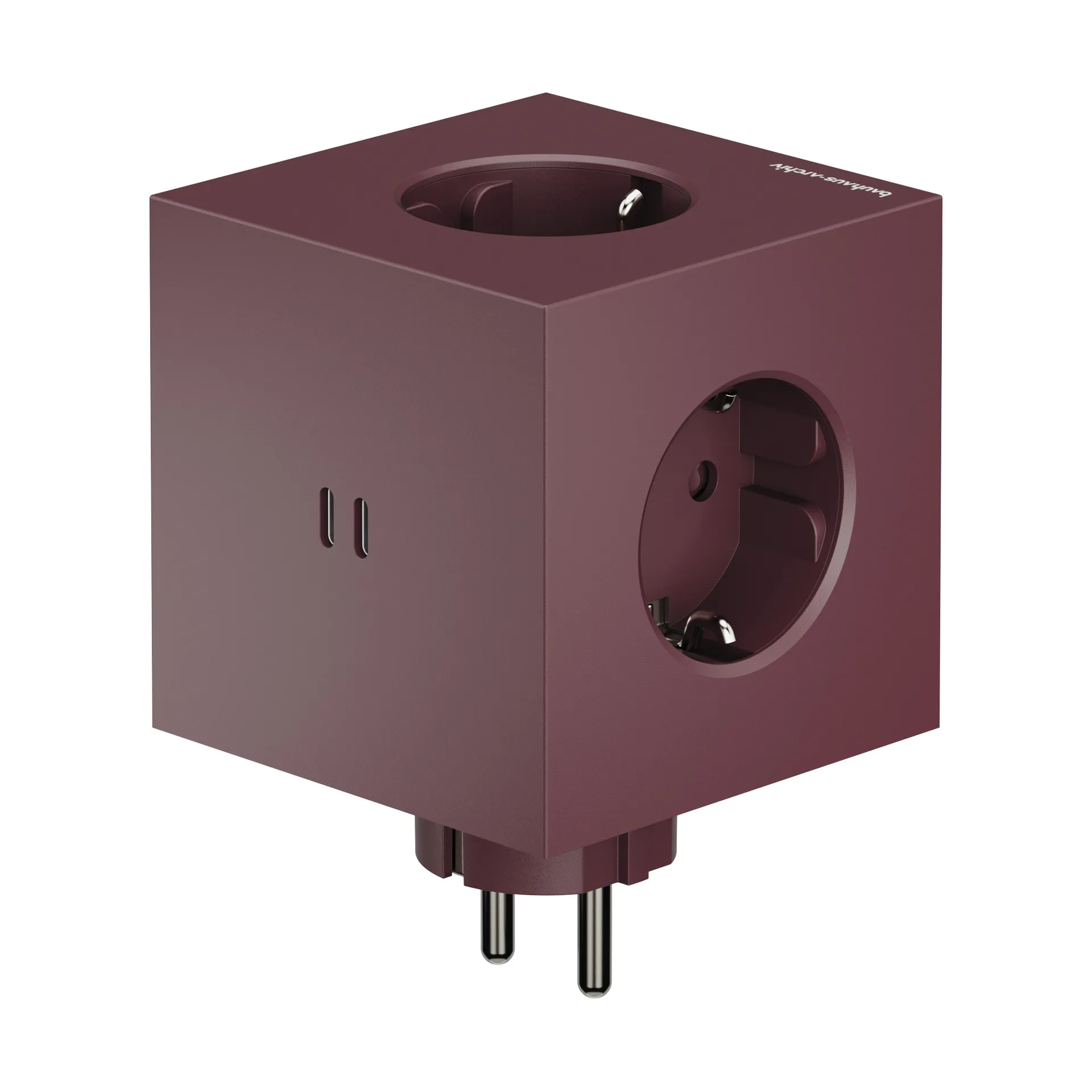 AVOLT x Bauhaus-Archiv Square 2 grenuttak USB-C, Mulberry Red Avolt