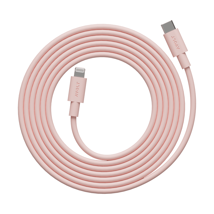 Cable 1 USB C til Lightning ladekabel 2m - New Pink - Avolt